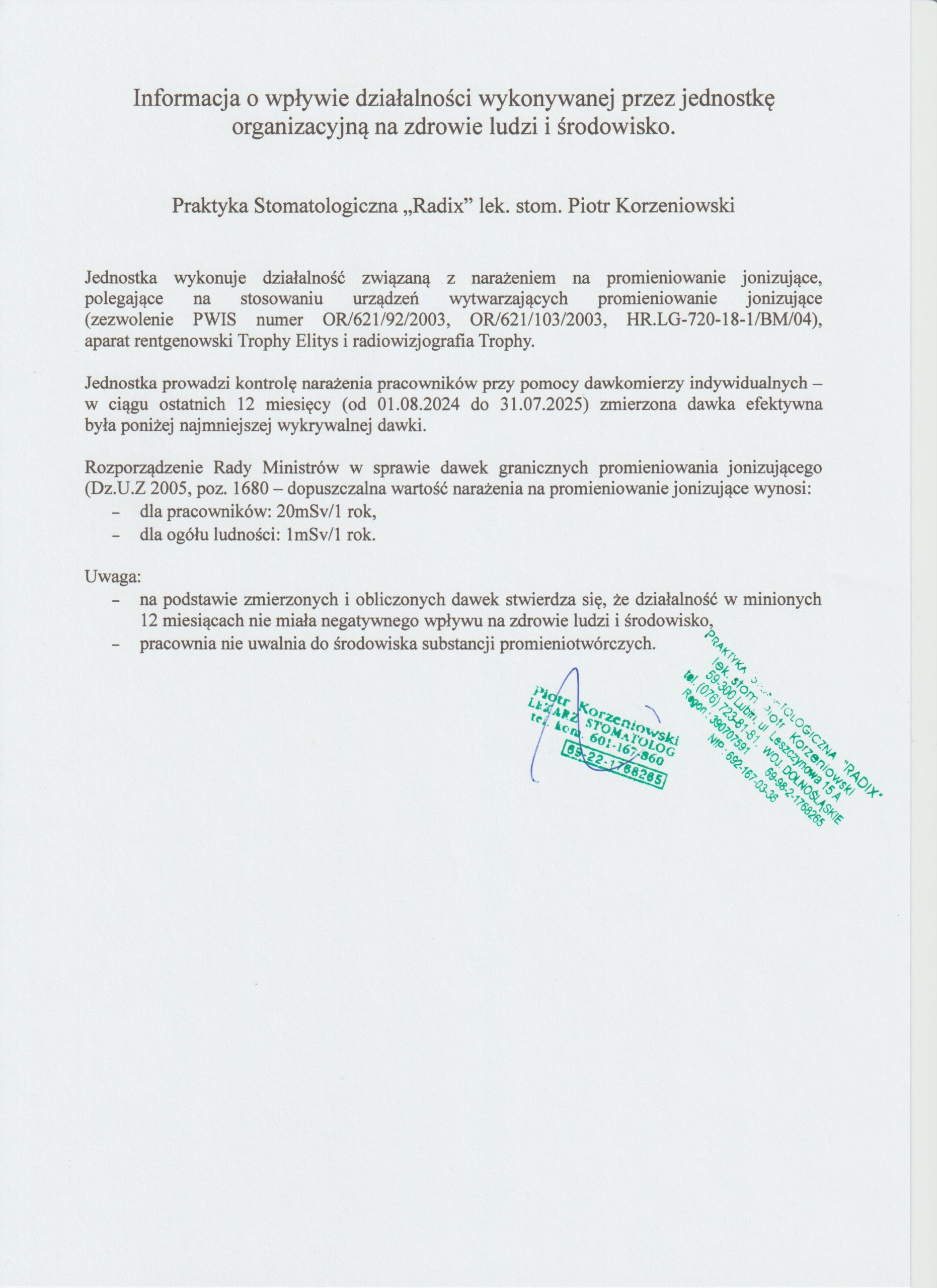 Praktyka Stomatologiczna "Radix"