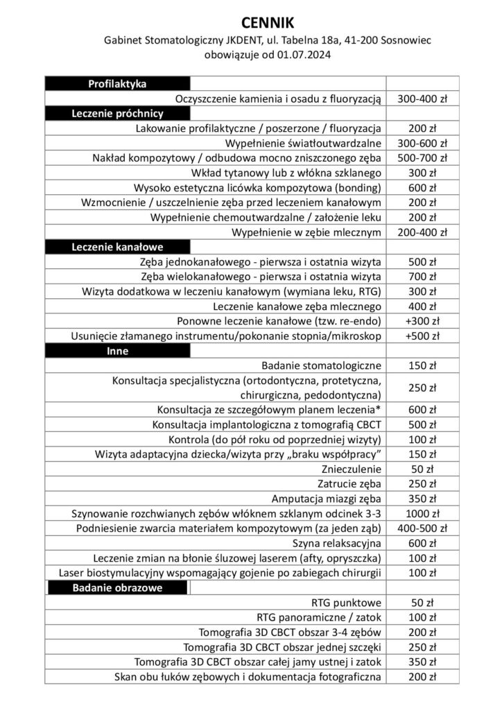 jkDent - Dentysta Sosnowiec